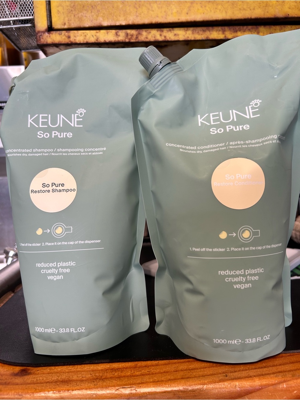 So Pure Restore Shampoo - Sage Green
